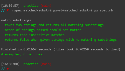 passing test cases